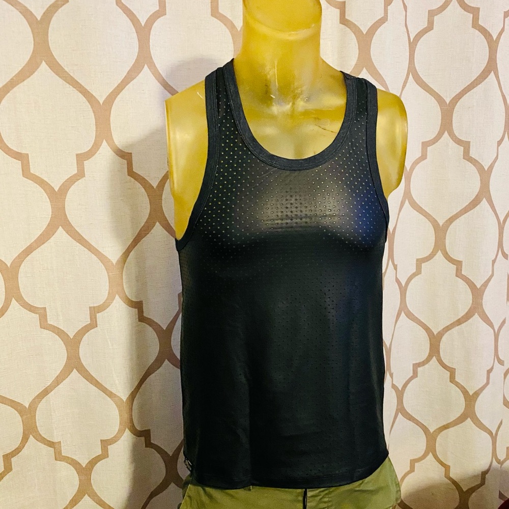 Black tank top